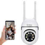 DDLC Full HD 1080P Mini PTZ Wi-Fi Security Camera | 4MP High-Resolution | IR + Color Night Vision |Two-Way Audio | Motion Detection | Multi-Platform Support | SD Card Support | (mini ptz) - Image 2