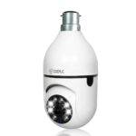 DDLC Wi-Fi Bulb CCTV Camera 1080p Wireless PTZ Bulb Shape Indoor 360° Smart Home Security Light Vision 24x7 Continuous Recording with Motion Sensor LED Lights PTZ Bulb Shape V380 Pro (Light Bulb) - Image 2