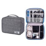 DEVADITYA Electronics Gadget/Accessories Organizer Bag, Universal Travel Bag for Cables, Power Bank, Adapter and More. Adjustable Size Fits Pads, Hard Disk, Camera Battery and Many More - Image 2