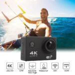 DEVIANT 4K Digital Action Camera With Accessories Kit | Wifi | 170 Degree Wide Angle Lens | 30M Underwater Waterproof Vlogging Camera For Youtube Vlog, Bike Helmet Motovlogging & Travel Pro Cam,Black - Image 2