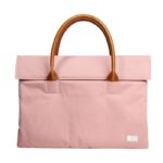 DPARKBAGS Laptop Case Bags | 16 inch Laptop Case with Dedicated Mouse, Watch, Bank Card, Power Bank, Cell Phone and Laptop Compartment Sleeve | Color- Leather Pink - Image 2