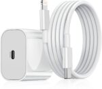 DR VAKU® 20W Charger Adapter Lightning Cable Combo Compatible with 14/14Plus/14Pro/14 Pro max/iPhone 13/13 Pro/13 Pro max 12/12 Pro/11/X/Xr- White - Image 2