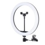 DRUMSTONE G032 MJ30 Ring Light: Adjustable LED Ring Light with 3 Light Modes and Flexible Tripod Stand for Perfect Lighting in Photography, Videos, and Makeup - Image 2