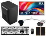 Desktop Computer Set, i7 3770, 16GB RAM, 256GB SSD, 22-inch Full HD Monitor, Windows 10, with Google Chrome, Wi-Fi Dongle, Keyboard Mouse, Speaker - Image 2