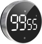 Digital Kitchen Timer with Large LED Display | Magnetic Countdown Timer for Cooking, Baking, Study, Exercise & Workouts | Easy to Use Alarm Clock Timer for Home, Office & Classroom - Image 2
