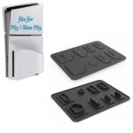Dorca PS5 Silicone Dust Plugs Set,PS5 Pro/Slim USB HDMI Interface Anti-dust Cover Dustproof Plug for PlayStation5 Console Accessories-8 Pcs(Black) - Image 2