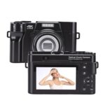 Dpofirs 4K Digital Camera, 75MP 12X Optical Zoom Vlogging Camera with WiFi Auto Focus and 3 Inch Screen, Support 256GB SD Card for Travel Photography Vlog - Image 2