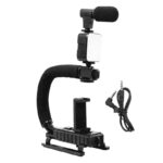 Drumstone U Shaped Video Making Handheld Stabilizer Kit Camera Gimbal for Outdoor Videography Portable Video Camera Accessories C Shape Stabilizer for DSLR Mobile Phones DV - Image 2