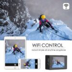 Drumstone 【with 12 Years Warranty 16MP 4K WiFi Sports Action Camera 30M Underwater Waterproof Camera with View Angle WiFi OS, 170 Degree HD Wide Angle Lens, 16 MP CMOS Image Sensor| for Vlog & Travel - Image 2