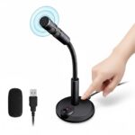 Drumstone (𝐒𝐩𝐞𝐜𝐢𝐚𝐥 𝟏𝟓 𝐘𝐞𝐚𝐫𝐬 𝐖𝐚𝐫𝐫𝐚𝐧𝐭𝐲 USB Desktop Microphone | Plug & Play Condenser Mic with LED & 360° Gooseneck | Ideal for PC, Laptop, Mac, PS4 | Perfect for Gaming, - Image 2
