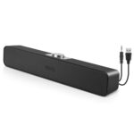 Drumstone (𝐒𝐩𝐞𝐜𝐢𝐚𝐥 𝟏𝟓 𝐘𝐞𝐚𝐫𝐬 𝐖𝐚𝐫𝐫𝐚𝐧𝐭𝐲 USB Powered Computer Soundbar Speaker, 20W Stereo Output with Bass Diaphragm, 6H Playtime, Plug and Play, Slim Design for Desktop, Laptop, - Image 2