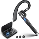 Drumstone (𝐒𝐩𝐞𝐜𝐢𝐚𝐥 𝟏𝟓 𝐘𝐞𝐚𝐫𝐬 𝐖𝐚𝐫𝐫𝐚𝐧𝐭𝐲 "Wireless Bluetooth Headset – 100H Talk Time, Dual Noise Cancellation, V5.4, Built-in Mic & Mute Button, 270° Rotatable, 500mAh Charging - Image 2
