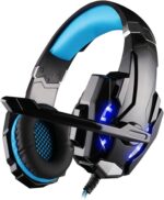 Drumstoneᴬˢᴰ 𝗦𝗽𝗲𝗰𝗶𝗮𝗹 5 𝗬𝗲𝗮𝗿 𝗪𝗮𝗿𝗿𝗮𝗻𝘁𝘆 Over-Ear Gaming Headset with LED Lights | Bass Surround Sound Headphones | Flexible Noise-Cancelling Microphone | Comfortable Gaming Headphones - Image 2