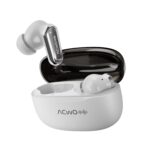 DwOTS 717 PRO | ANC up to 32dB, 40HRS Playback, Fast Charging, Dual Pairing, Quad-mic ENC, Instant auto Connect, IPX5, Bluetooth v5.4, True Wireless Earbuds with mic (Arctic White) - Image 2