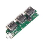 -E Idea Robotics- DC 5V 2.1A 3 USB Power Bank Battery Charger Module/Step Up Boost Power Module Lithium Battery Charging Board LED - Image 2