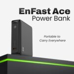 EVM EnFast Ace 10000mAh Powerbank - 22.5W PD Charging, Dual Type-C Output, Compact Design, 2 Years Warranty (EVM-P0408-Black) - Image 2