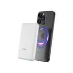 EVM EnMag Ace P0301 10000mAh Power Bank – 15W Wireless Charging, 22.5W Fast Charging, Magnetic Compatible-(EVM P0301-White)-2 Year Warranty - Image 2