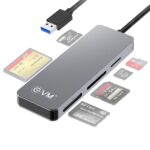 EVM USB 3.0 All-in-One Multi Card Reader | 5-in-1 Memory Card Reader for SD, Micro SD, CF, M2 & MS Cards | High-Speed Data Transfer | Aluminum Design for Laptop & PC - Image 2