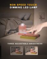 Earwig Desktop Cute Fast Led Lamp Wireless Charger for Phones Cute Design LED Portable Universal Mobile Phone 3 Lighting Modes Eye-Caring Bedroom - Image 2