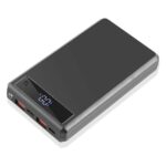 Efillooc 6x18650 DIY Power Bank Case Without Battery, Charge USB Type C and Store Box (6x18650 Black) - Image 2