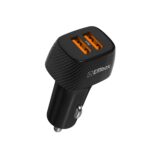 Embox 17W Dual Output Fast Car Charger with 2 Type-A Fast Charging USB, LED Indicator, Charging Adapter Compatible with Cars for iPhone & Android Smartphone, Smartwatch, Earbud, Power Bank - Image 2