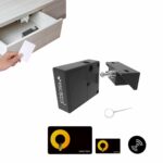 Escozor Smart Furniture Biometric Door Lock For Home (Hidden Or Invisible Nfc Lock), Black - Image 2