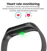 Exxelo (Special 10 Year Warranty) M3 Band Heart Rate Monitor OLED Display Bluetooth 4.0 Waterproof Sports Health Activity Fitness Tracker Silicone Smart Bracelet - Image 2