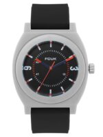 FCUK Analog Black Dial with Black Strap Unisex Watch- FK00015E - Image 2