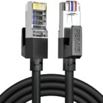FEDUS 1000 MBPS 25 Meter High Speed RJ45 Cat5e Ethernet Patch Cable LAN Cable Internet Network Computer Cable Cord High Speed Gigabit Category 5 Wires for Modem, Router, Camera, LAN ADSL BLACK - Image 2