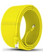 FEDUS Cat6 Ethernet Cable, 3 Meter High-Speed 550MHZ / 10 Gigabit Speed UTP LAN Cable, Network Internet Cable RJ45 Cable Patch Computer Cord Gigabit Category 6 Wires for Modem, Router Yellow-9.8 Feet - Image 2