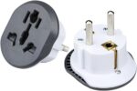 FKU Travel Adapter EU Adapter Universal EU Converter 2 Round Pin Socket AU US UK CN to EU Wall Socket AC 16A 250V Travel Adapter Universal (5) - Image 2