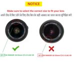 FND Replacement LC-55A for Nikon AF-P DX 18-55mm f/3.5-5.6G VR Lens Cap (Black, 55 mm) Please Check Images for Compatibility - Image 2