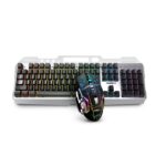 FRONTECH Wireless Gaming Keyboard & Mouse Combo | Rainbow Backlit | 2.4GHz | 4800 DPI | Rechargeable | Type-C | 104 Keys | Windows/Mac/Android/iOS Compatible (KB-0025B) - Image 2
