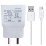Fast Charger for Vivo Y20 / Y 20 vivo v7, v7+, v9, v9 Youth Charger Original Adapter Charger | Mobile Fast Charger | Android USB Charger with 1M Micro USB Charging Data Cable (2.4 Amp, White) - Image 2