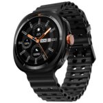 Fire-Boltt Axiom Round Smart Watch 1.43″ Super AMOLED Display with Always‑On Mode, Bluetooth Calling, Rotating Crown, SPO₂ & Heart Rate Monitor, IP67 Waterproof Silicone Smartwatch for Men - Black - Image 2