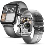 Fire-Boltt Ninja Phantom Smart Watch 1.83” Display, Transparent Clear Body Design, Bluetooth Calling, 120+ Sports Modes, Voice Assistant, AI Outfit Watch Face Smartwatch for Men & Women Black Smoke - Image 2