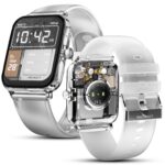 Fire-Boltt Ninja Phantom Smart Watch 1.83” Display, Transparent Clear Body Design, Bluetooth Calling, 120+ Sports Modes, Voice Assistant, AI Outfit Watch Face Smartwatch for Men & Women Stealth White - Image 2