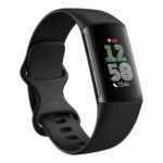 Fitbit Charge 6, Obsidian/Black Aluminum - Image 2