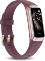 Fitness Tracker with Heart Rate/Blood Oxygen/Sleep Monitor, 20+ Sports Modes Smart Watches for Women/Men, Activity & Step Tracker Smart Watch for Android/iOS Phones (Bordeaux) - Image 2