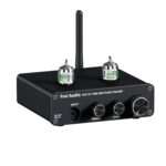 Fosi Audio Box X3 5654W Tube Phono Preamp Turntable Preamplifier for MM Phonograph Bluetooth 5.0 Mini Stereo Hi-Fi Pre-Amplifier for Home Audio Record Player Sound System - Image 2
