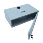 GEM Vision 2U Metal Rack for DVR/NVR/Network Switches – Lockable, Glass Front, Ventilated with Top & Side Airflow, 2-Way Cable Management Holes – 490x300x160mm Secure Equipment Cabinet - Image 2