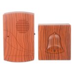 GLUN® Smart Wireless Home Doorbell, Calling Bell for Home and Office Easy Install Battery-Powered Wooden Finish Elegant Design with Upto 100 Meter Range - Image 2