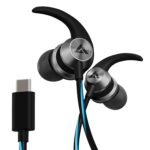 GOBOULT X1 Pro Wired Earphones Type-C Port, 10mm BassDriver, Inline Control, IPX5 Water Resistant, Comfort Fit Earphone Wired Headphone with mic,TypeC Earphone, Voice Assistant(Blue) - Image 2