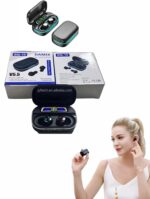 GQ-10 TWS True Wireless in Ear Earbuds with Digital Display, Bluetooth v5.5, 50 Hrs Playtime, Type-C Fast Charging, Low Latency Gaming Mode, - Image 2