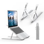 GRIFEMA GB1054 Laptop Stand for Desk, Adjustable Laptop Riser, Portable Laptop Stand with 6 Angle Adjustment for 10”-17.3” Laptops, Tablets - Image 2