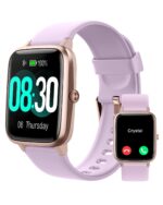 GRV Smart Watch for iOS and Android Phones (Answer/Make Calls), Watches for Men Women IP68 Waterproof Smartwatch Fitness Tracker Watch with Heart Rate/Sleep Monitor Steps Calories Counter (Violet) - Image 2