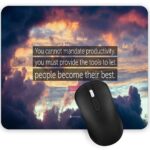 Gadgets WRAP Gaming Mouse Pad 7.5 x 9 Inch, Anti-Slip, Spill-Resistant, Ideal for Home, Office, Gaming Setups - Mandate Productivity 3 - Image 2