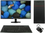 Galaxy Computers Desktop PC | Core i3 2nd-Gen 3.10 GHz | 8 GB DDR3 RAM | 256 GB SSD | 19" HD LED Monitor | Windows 10 Pro | Keyboard and Mouse | WiFi Adapter | Black (8 GB, 256 GB) - Image 2