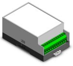 Gaurang Din Rail Enclosure 110 * 70 * 48.55mm for Electronic Home Automation PLC Switch box industrial boxes electrical box ABS enclosure Din Rail Enclosure Control Box (CEB-70-02) - Image 2
