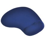 Gel Mouse Pad, Ergonomic Mouse Pad with Gel Comfort Wrist Rest Support, Gaming Mouse Pad with Lycra Cloth Nonslip PU Base for Computer, Laptop, Home, Office & Travel(Blue) - Image 2